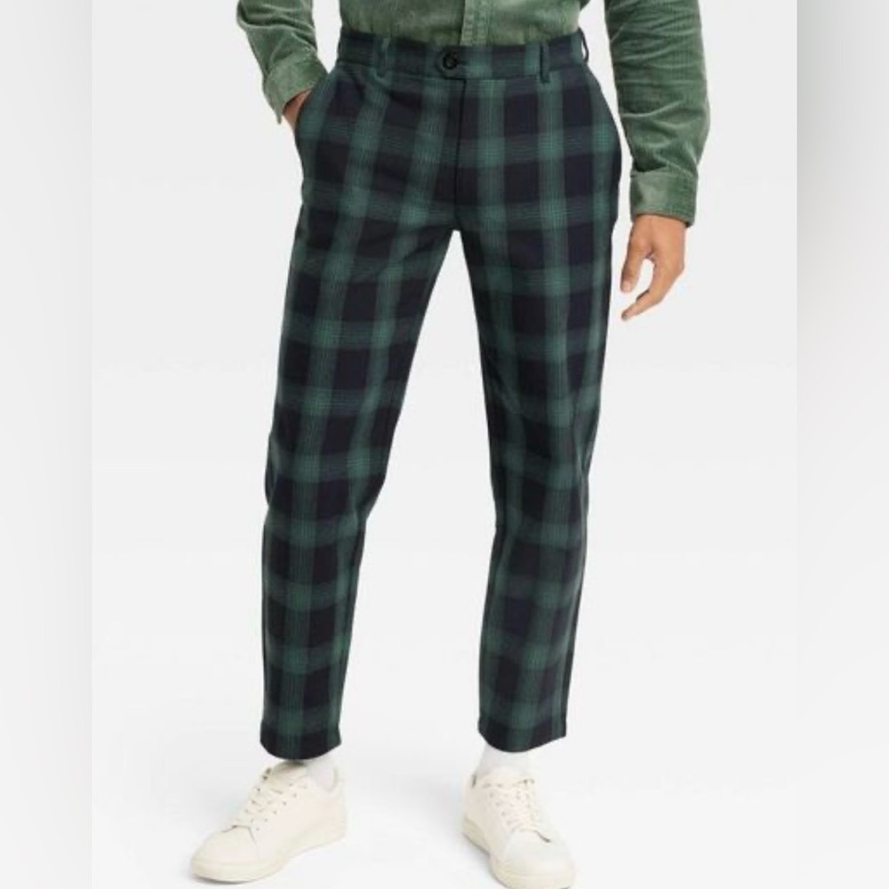 Houston White/Target Plaid Dress Pants 34/30 NWT